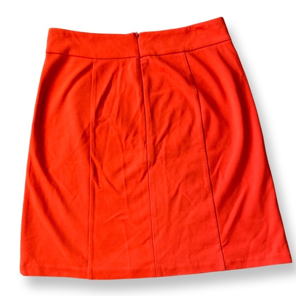 Orange Catherine Catherine Malandrino Mini Skirt - Size 4 - Picture 2 of 4